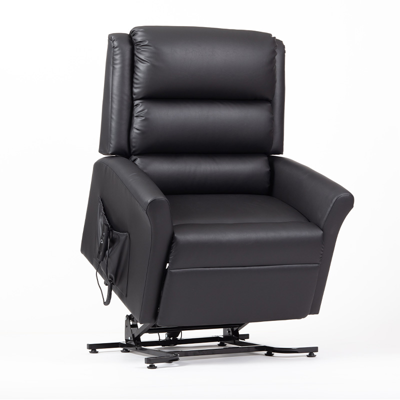 Alaska Extra Large AM-PVC Crib 5 Dual Motor Riser Recliner (Black) - Image 6