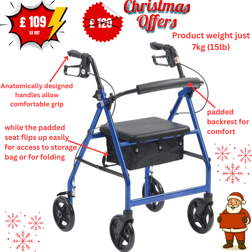 Aluminium Lightweight Rollator - Outdoor - Image 2