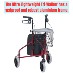 Tri-Walker Ultra Lightweight with Bag, Basket & Tray