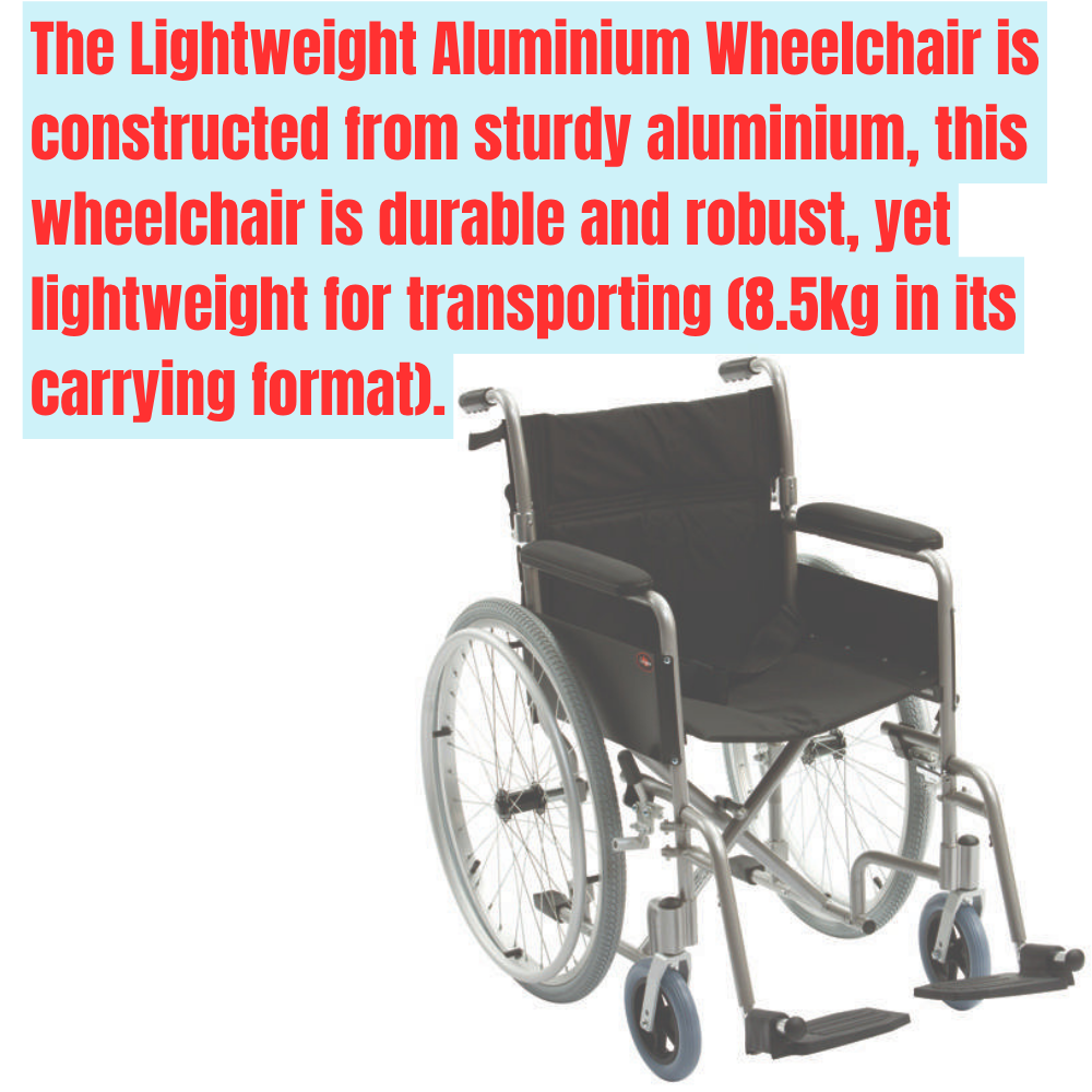 18" Lightweight Aluminium Wheelchair (Self Propel)