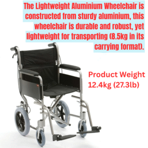 18" Lightweight Aluminium Wheelchair (Transit)