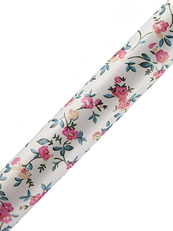 Folding Adjustable Walking Sticks - Pink Flowers 29-33" - Image 3