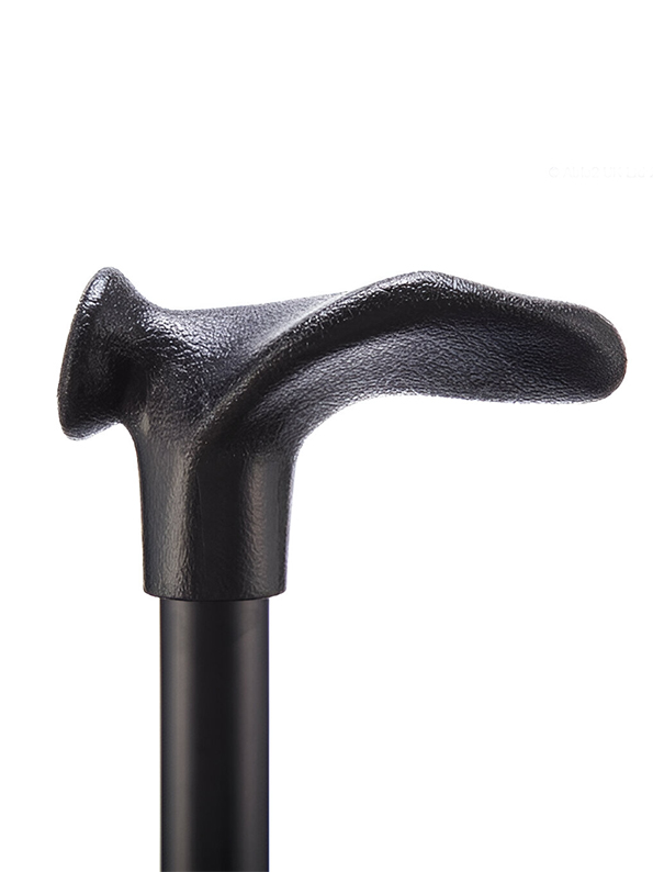 Comfort Grip Cane - Folding, adjustable, Right Handed - Black - Image 4