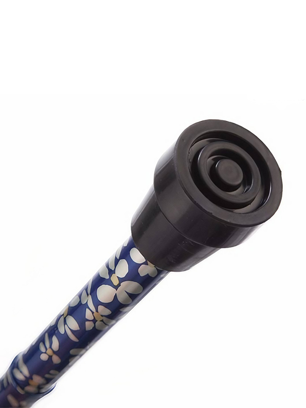 Folding Adjustable Walking Sticks - Blue Petal 29-33" - Image 6