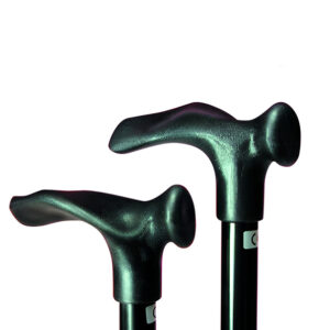 Comfort Grip Cane Adjustable, Small Handle - Black, Right Handed