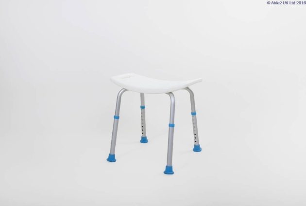 Atlantis Contour Shower Stool with back