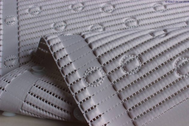 StayPut Anti-Slip Shower Mat - 50.8 x 50.8cm - White