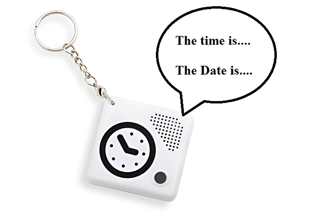 Talking Keychain Pocket Clock