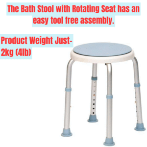 Bath Stool with Rotating Seat