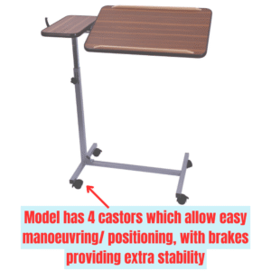 Deluxe Over Bed / Chair Table - Twin Top