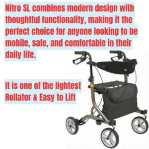 Nitro SL Lightweight Folding Rollator
