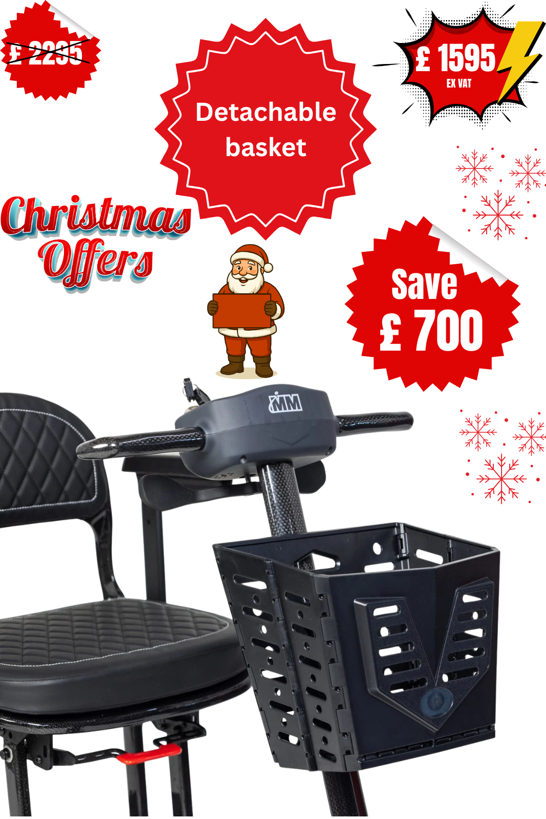 Genie Ultralight folding Mobility Scooter Only 12.0kg - Image 5