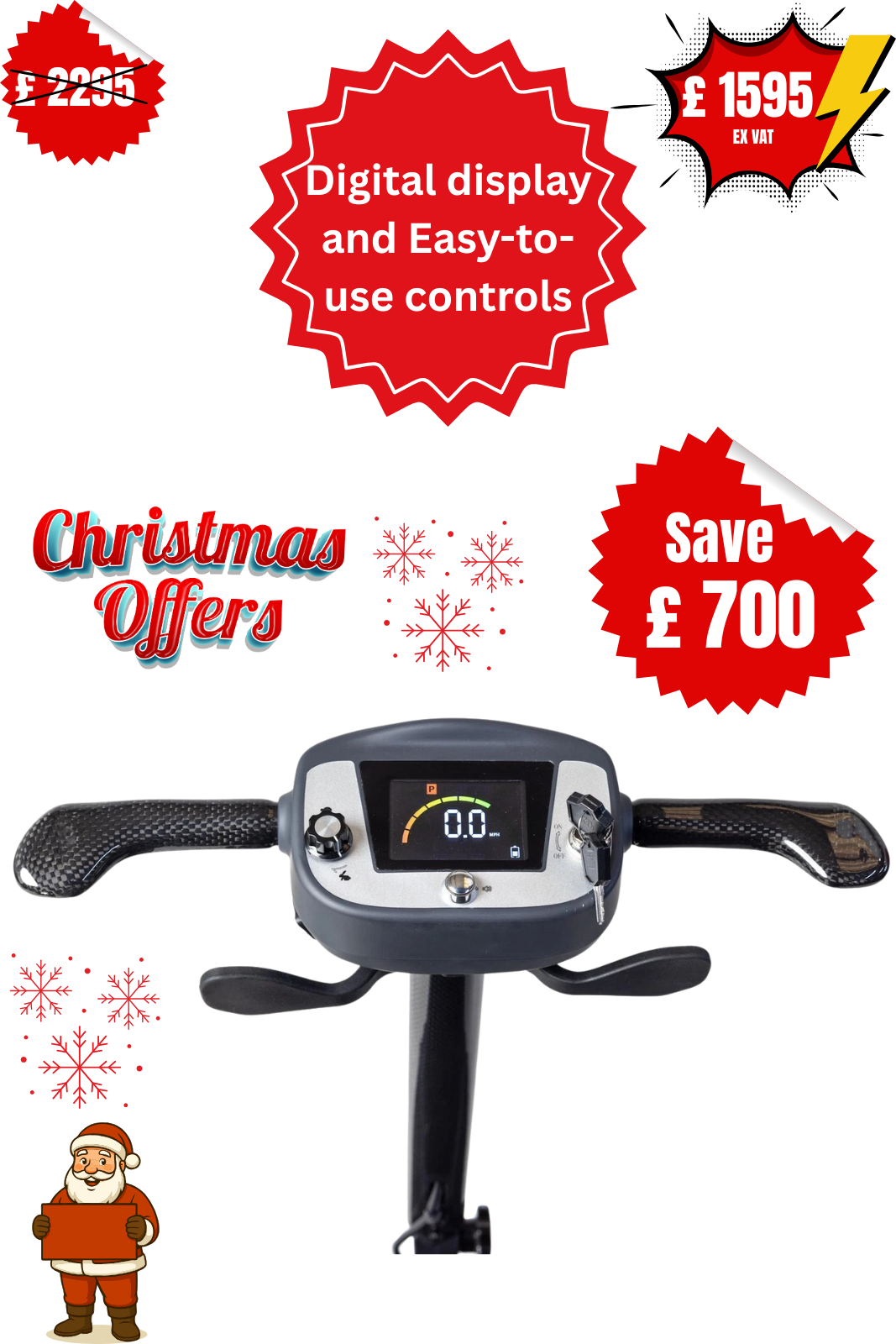 Genie Ultralight folding Mobility Scooter Only 12.0kg - Image 9