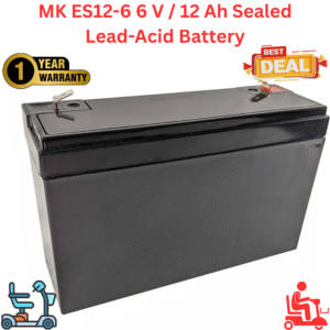 MK ES12-6, 6 V / 12 Ah Sealed Lead-Acid Battery
