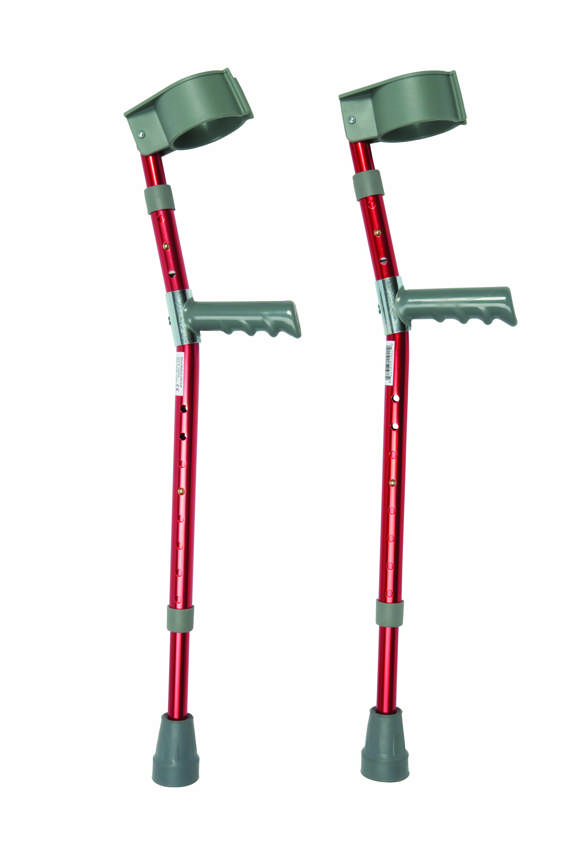Child Elbow Crutches (Red)