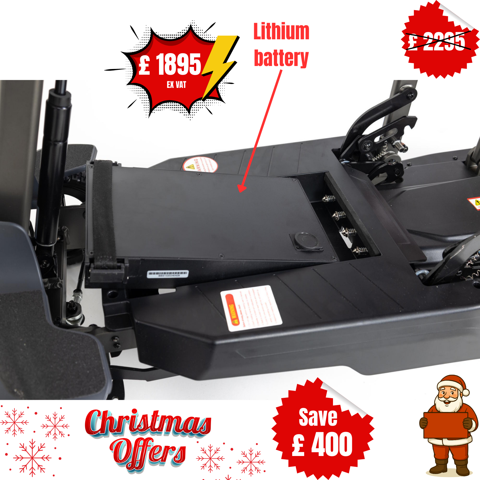 Genie Auto | Product Weight just 17.5kg | lightest auto-folding scooter - Image 9