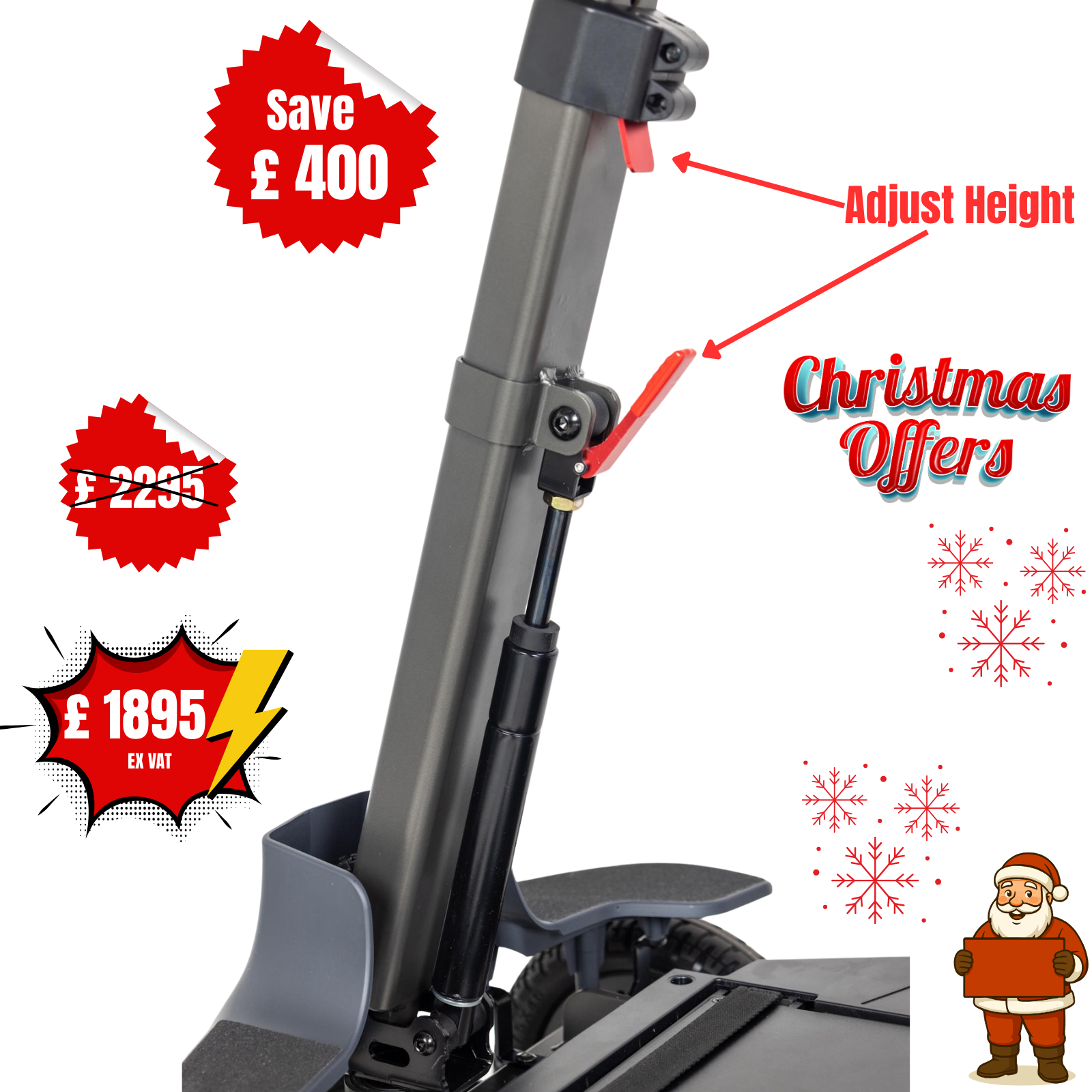 Genie Auto | Product Weight just 17.5kg | lightest auto-folding scooter - Image 12