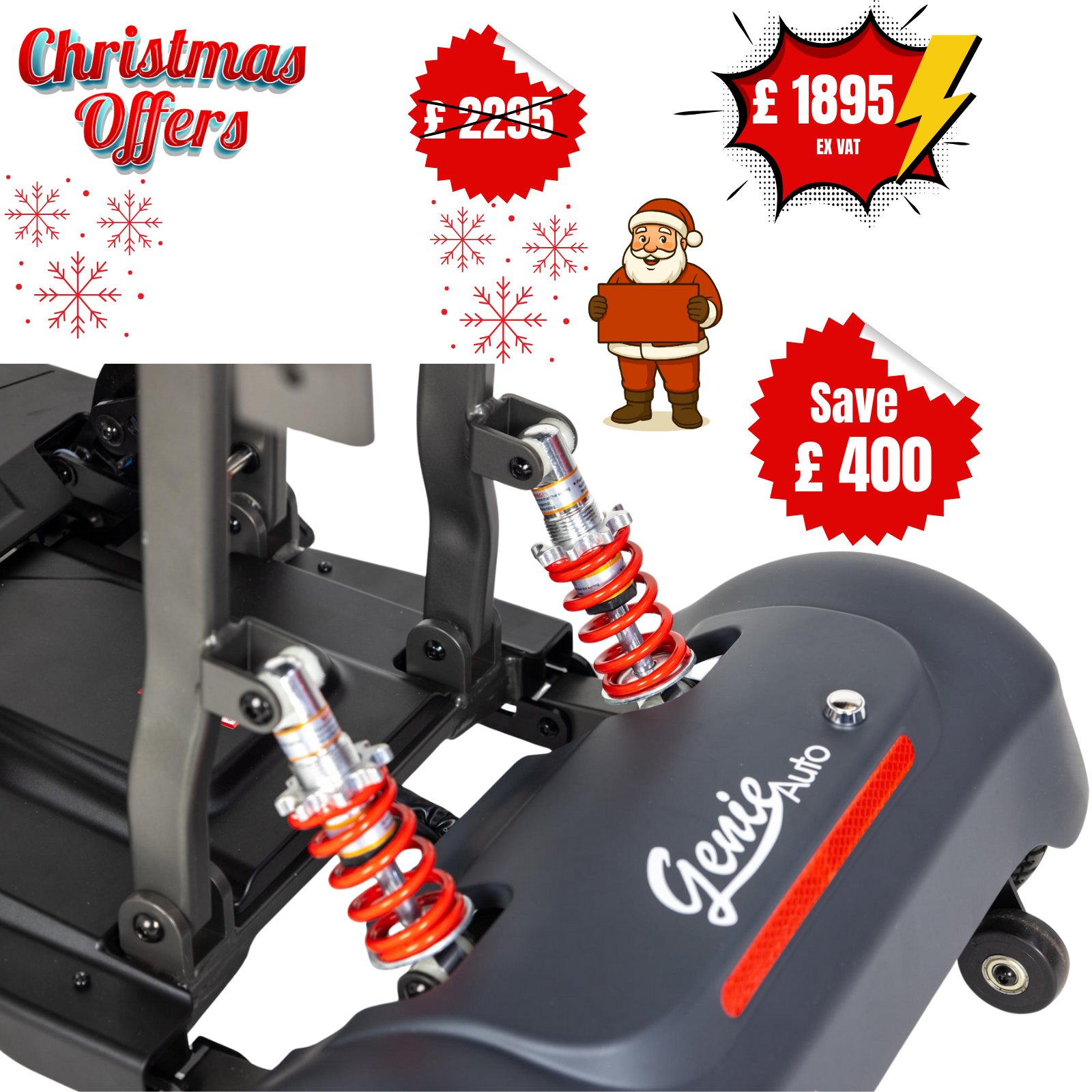 Genie Auto | Product Weight just 17.5kg | lightest auto-folding scooter - Image 14