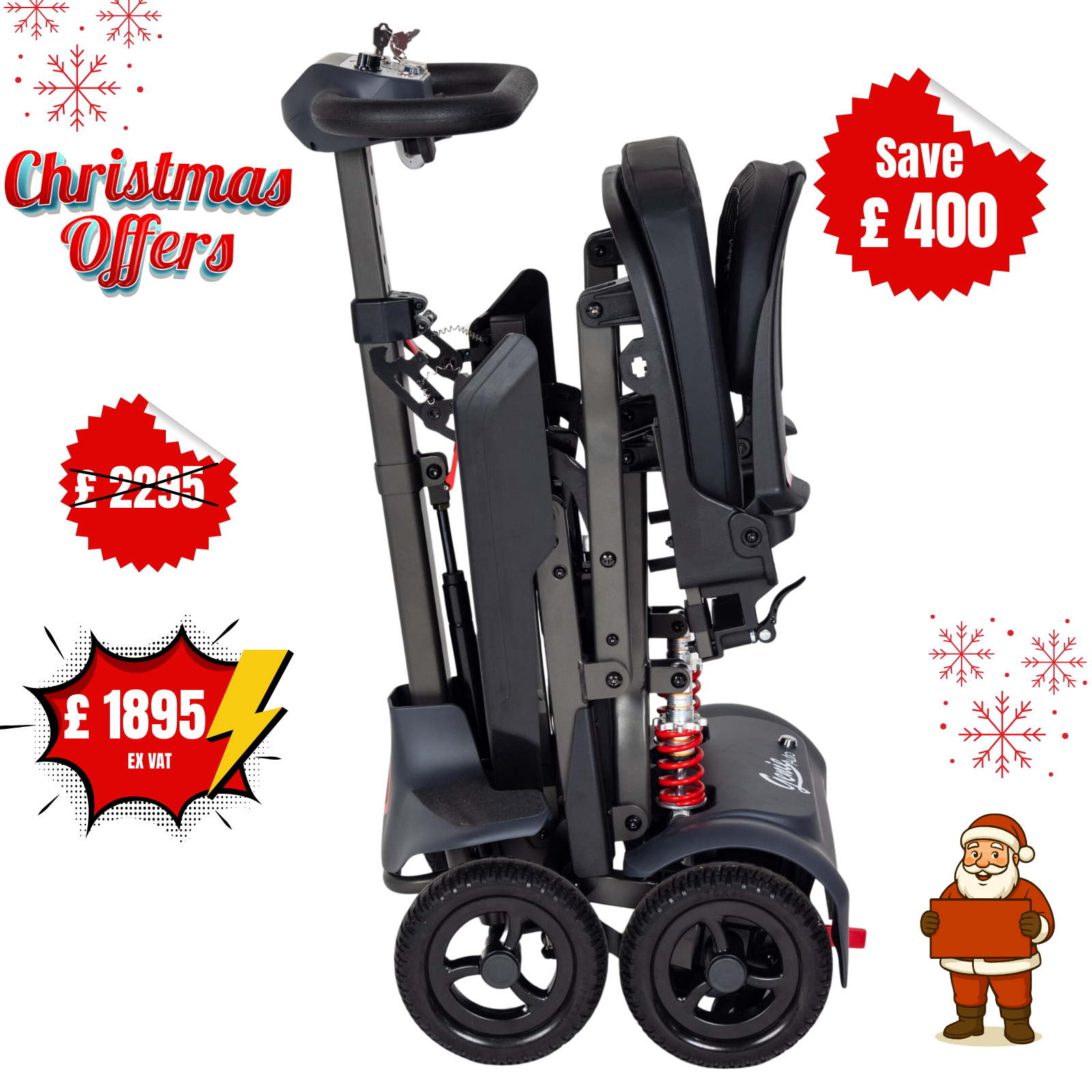 Genie Auto | Product Weight just 17.5kg | lightest auto-folding scooter - Image 16