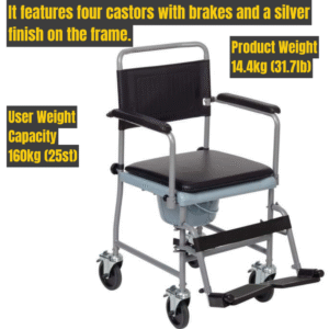 Glideabout Commode Chair