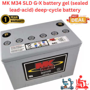 MK M34-SLD-G-X Deep-Cycle Sealed Gel Battery