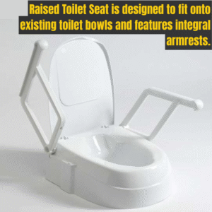 Raised Toilet Seat With Arms