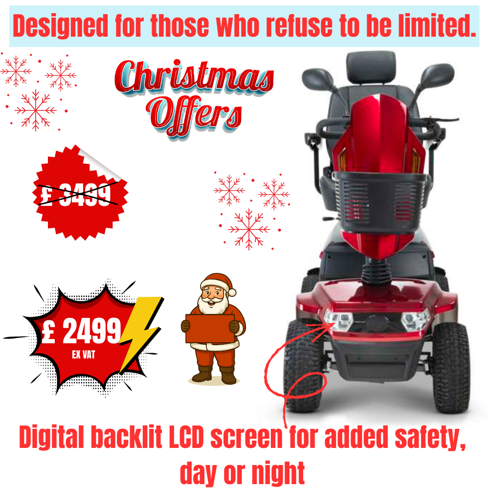 Safari 8mph Scooter | Mobility Scooter, All Terrain, Full Suspension, Road Ready - Image 2