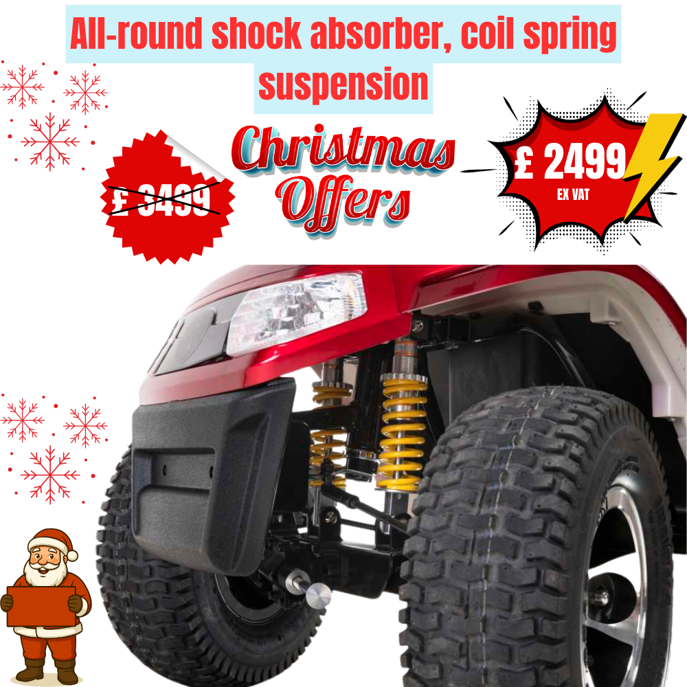 Safari 8mph Scooter | Mobility Scooter, All Terrain, Full Suspension, Road Ready - Image 6