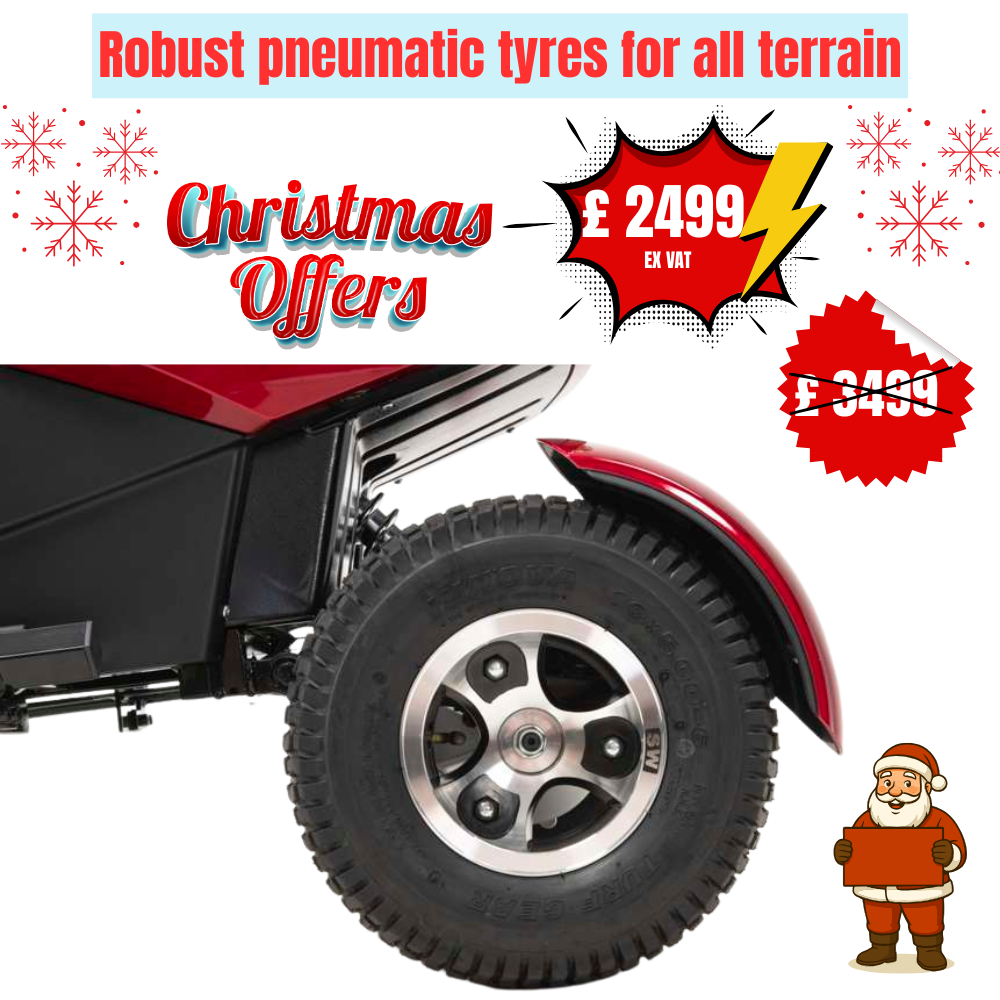 Safari 8mph Scooter | Mobility Scooter, All Terrain, Full Suspension, Road Ready - Image 7