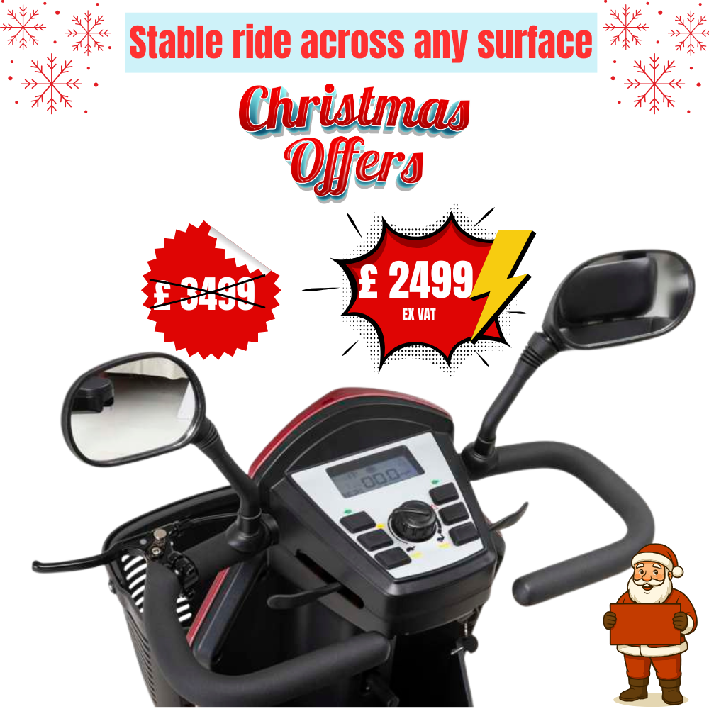 Safari 8mph Scooter | Mobility Scooter, All Terrain, Full Suspension, Road Ready - Image 8