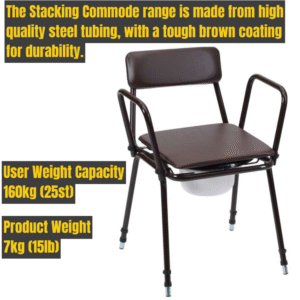 Stacking Commode