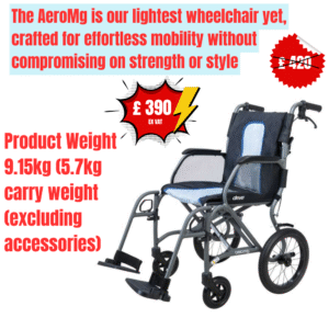 AeroMg Transit Wheelchair