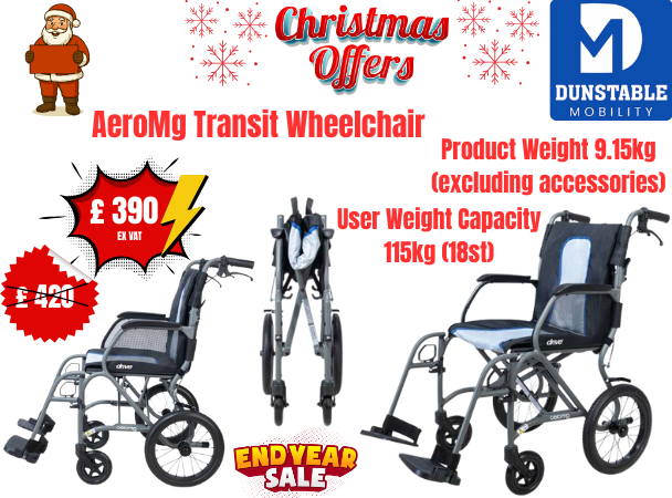 AeroMg Transit Wheelchair