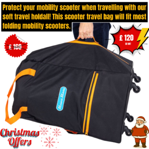 The Travel Holdal | This travel bag will fit most folding mobility scooters