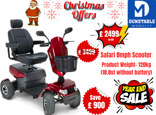 safari 8mph scooter