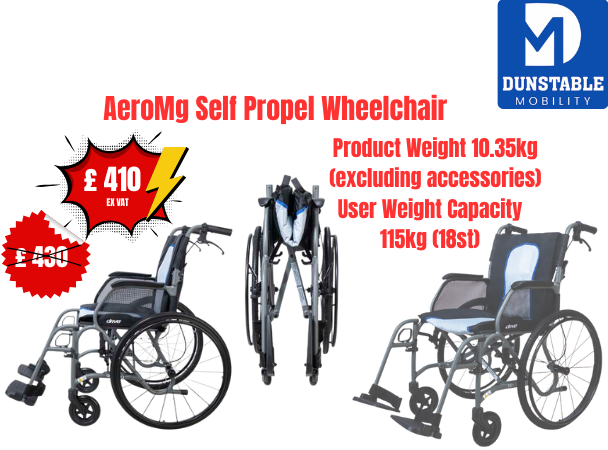 AeroMg Self Propel Wheelchair