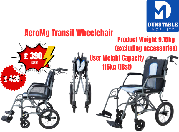 AeroMg Transit Wheelchair