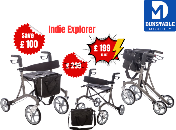 Indie Explorer Folding Rollator