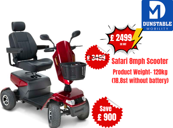 safari 8mph scooter